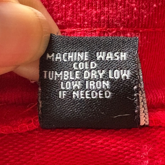 Carbon Red Cotton Blend Kids Sweatpants - Picture 6 of 7